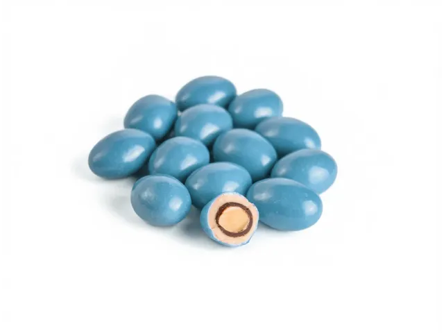 Cioccomandorla Classico - Confetti al cioccolato bianco e fondente Azzurro Polvere 2