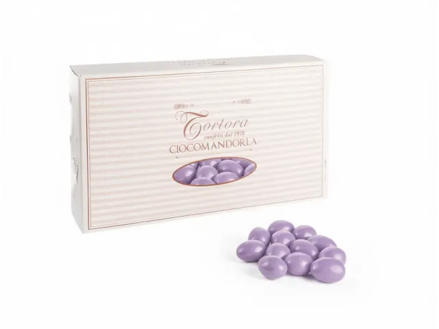 Cioccomandorla Classico - Confetti al cioccolato bianco e fondente Lilla