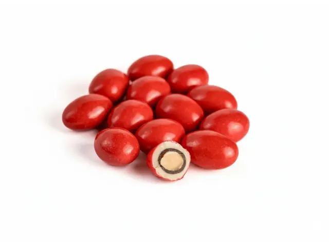 Cioccomandorla Classico - Confetti al cioccolato bianco e fondente Rosso 2