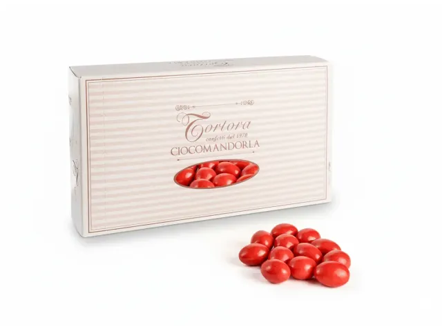 Cioccomandorla Classico - Confetti al cioccolato bianco e fondente Rosso
