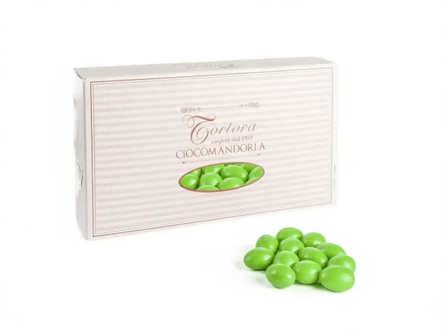 Cioccomandorla Classico - Confetti al cioccolato bianco e fondente Verde