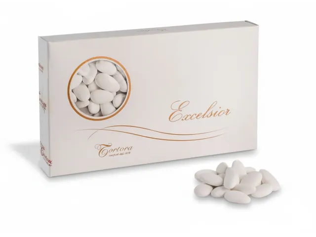 Confetti Excelsior con Mandorla Spagnola Bianco