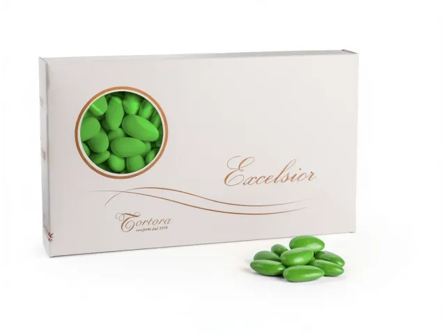 Confetti Excelsior con Mandorla Spagnola Verde